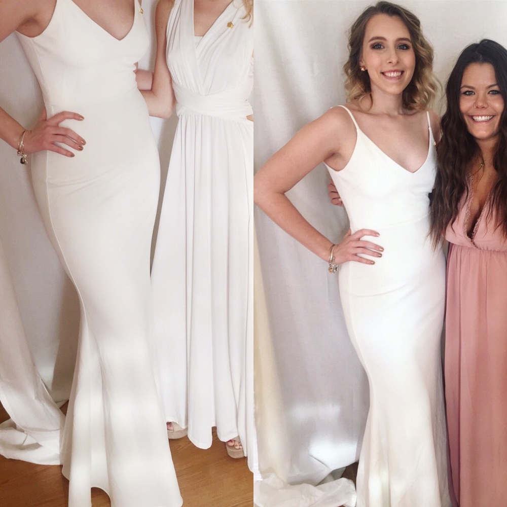 White Formal Dress
